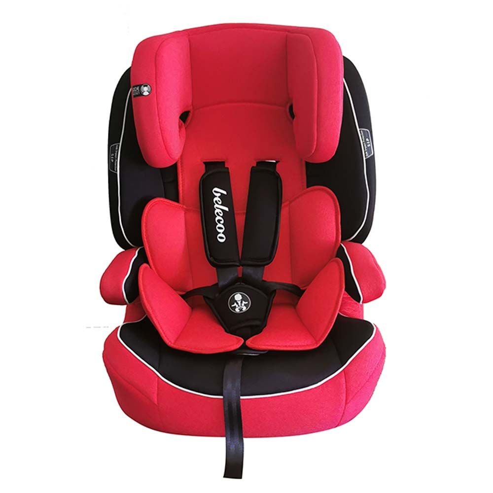 Belecoo - Sip Car Seat Blue (9M To 12Y, 9-36 Kg) - Red