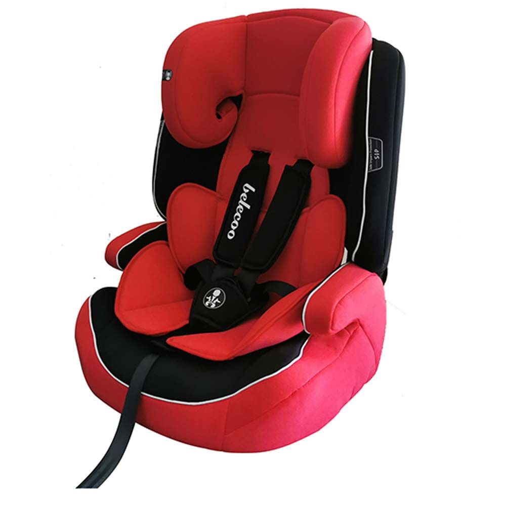 Belecoo - Sip Car Seat Blue (9M To 12Y, 9-36 Kg) - Red