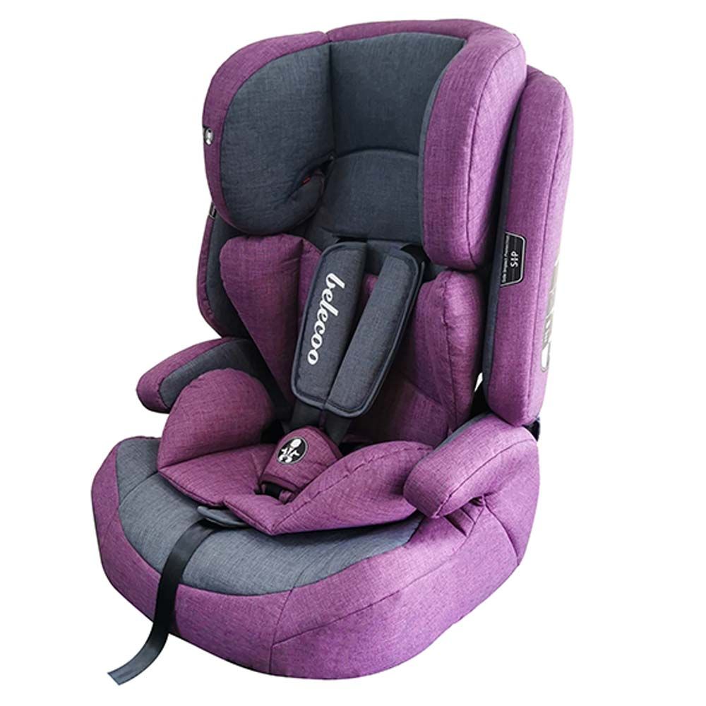 Belecoo - Sip Car Seat Blue (9M To 12Y, 9-36 Kg) - Purple