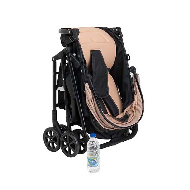 Uniqoo - 5 Portable Pram W/ Diaper Bag  - Beige