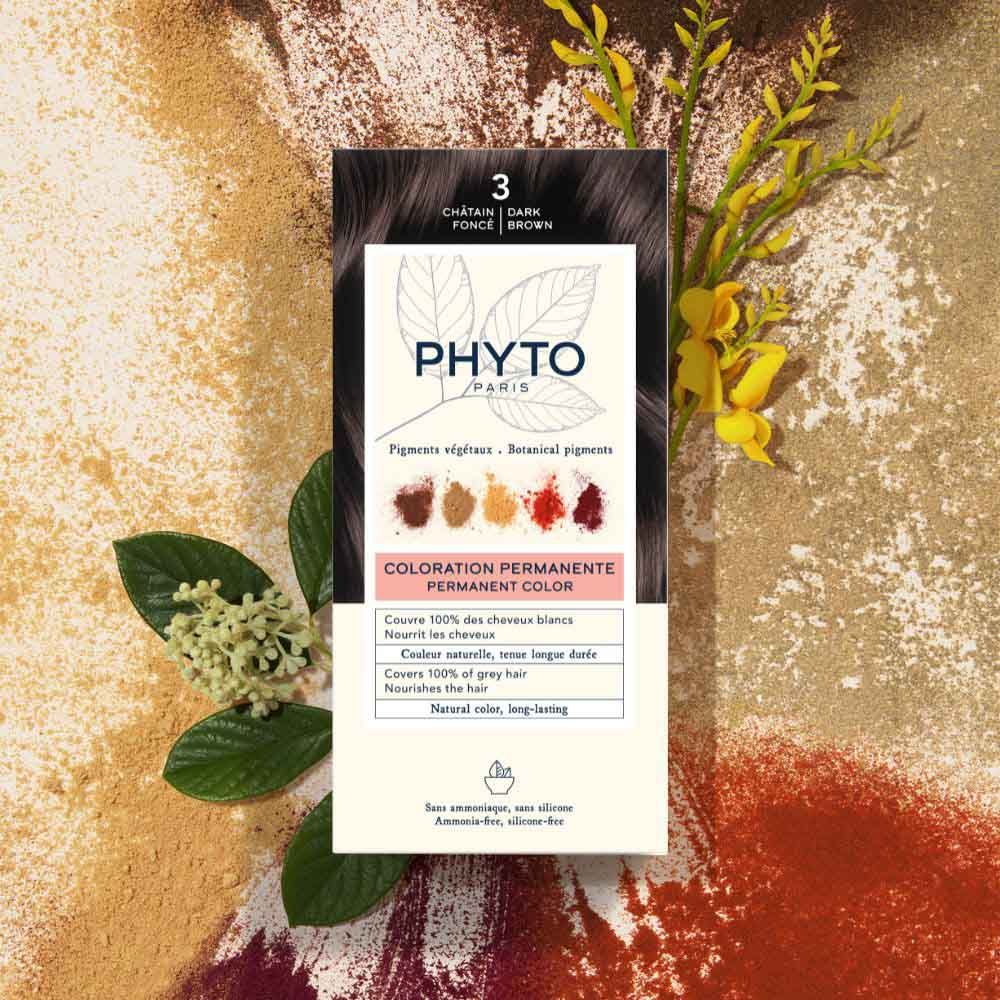 Phyto - Phytocolor 3 Dark Chestnut Permanent Coloring