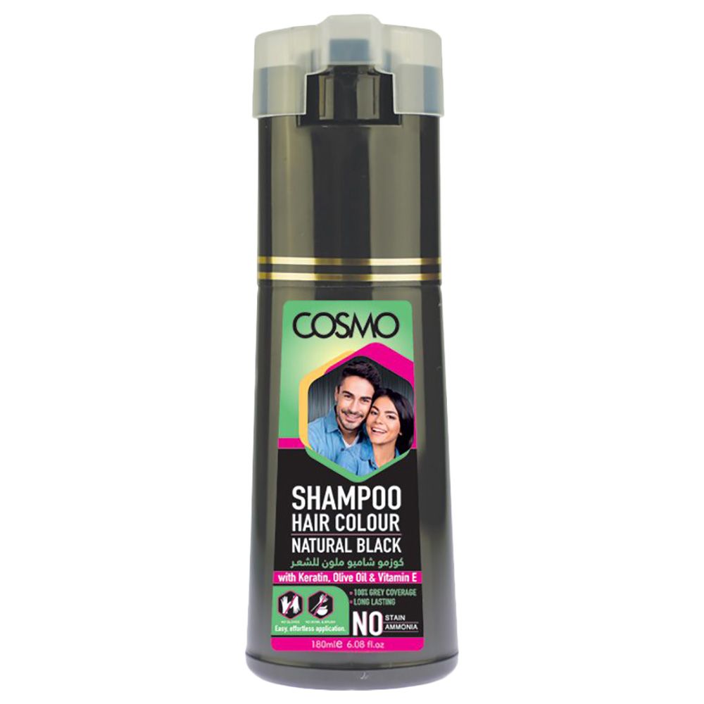 Cosmo - Shampoo Hair Colour Black 180ml