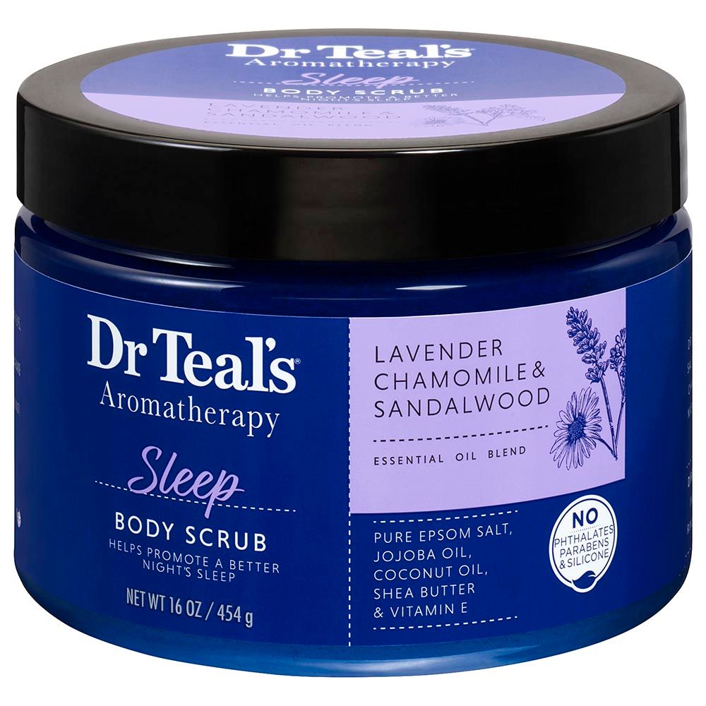 Dr Teal's - Lavender, Chamomile & Sandalwood Sleep Body Scrub 454g