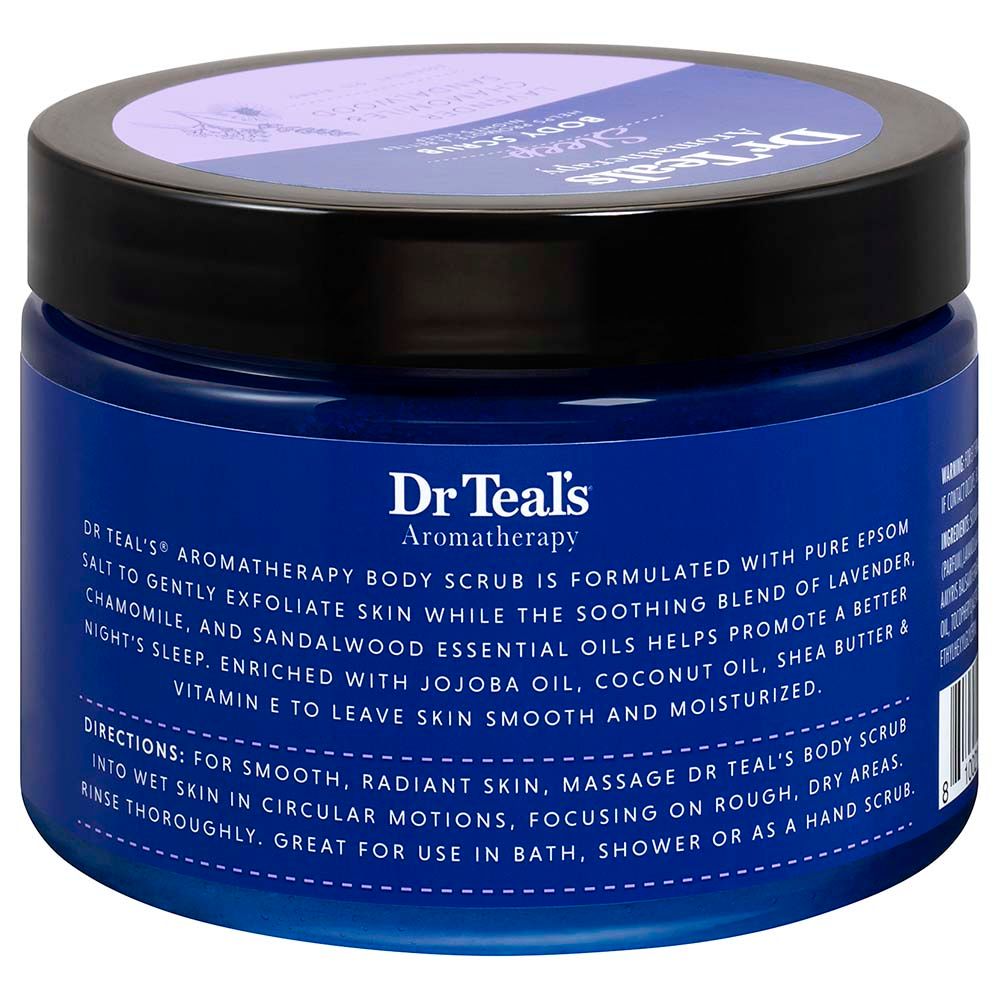 Dr Teal's - Lavender, Chamomile & Sandalwood Sleep Body Scrub 454g