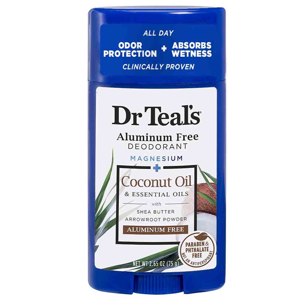 Dr Teal's - Aluminum Free Coconut Deodorant 75g