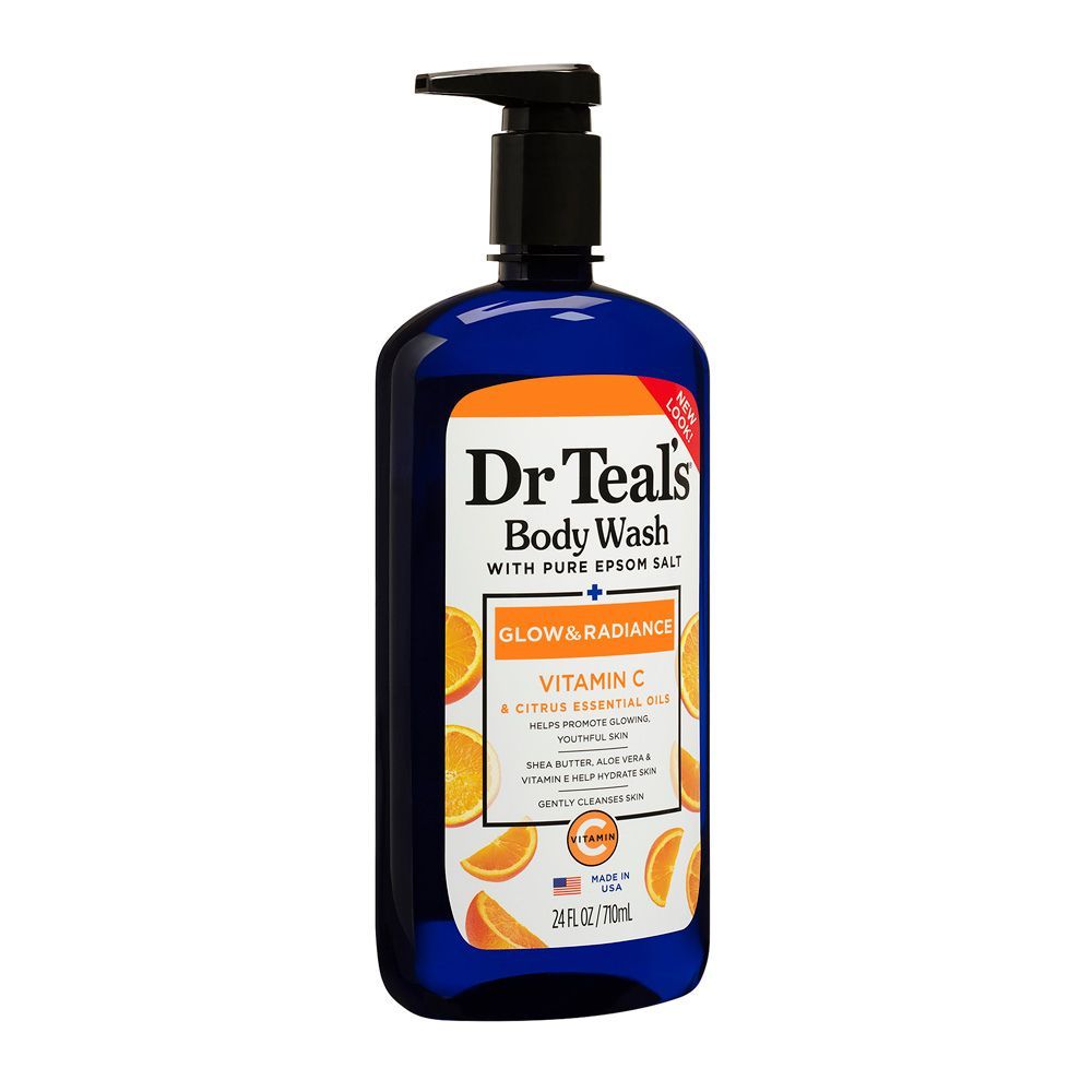 Dr. Teal's Epsom Salt Body Wash Vitamin C & Citrus Oil 710ml