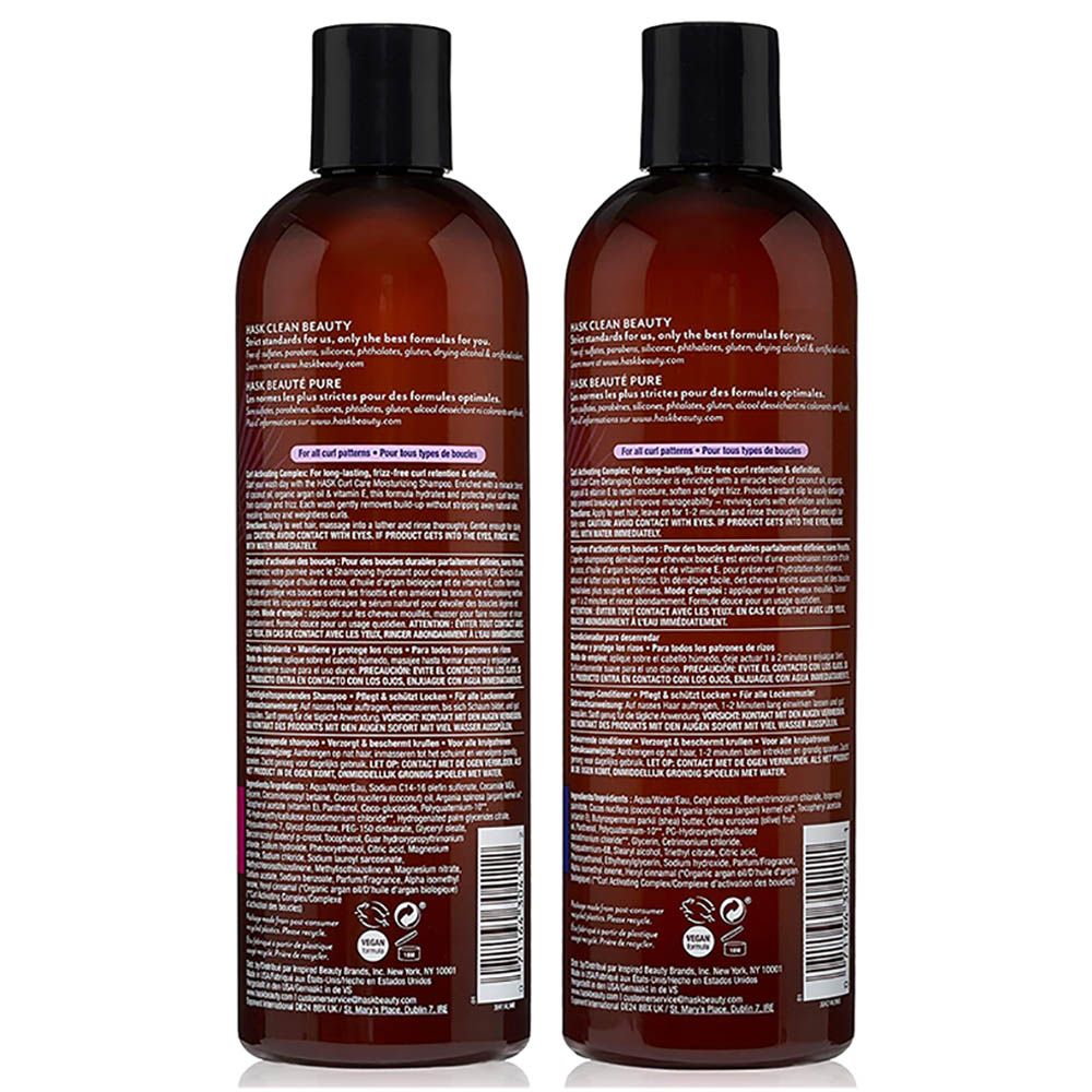 Hask - Curly Care Shampoo 355ml & Conditioner 355ml