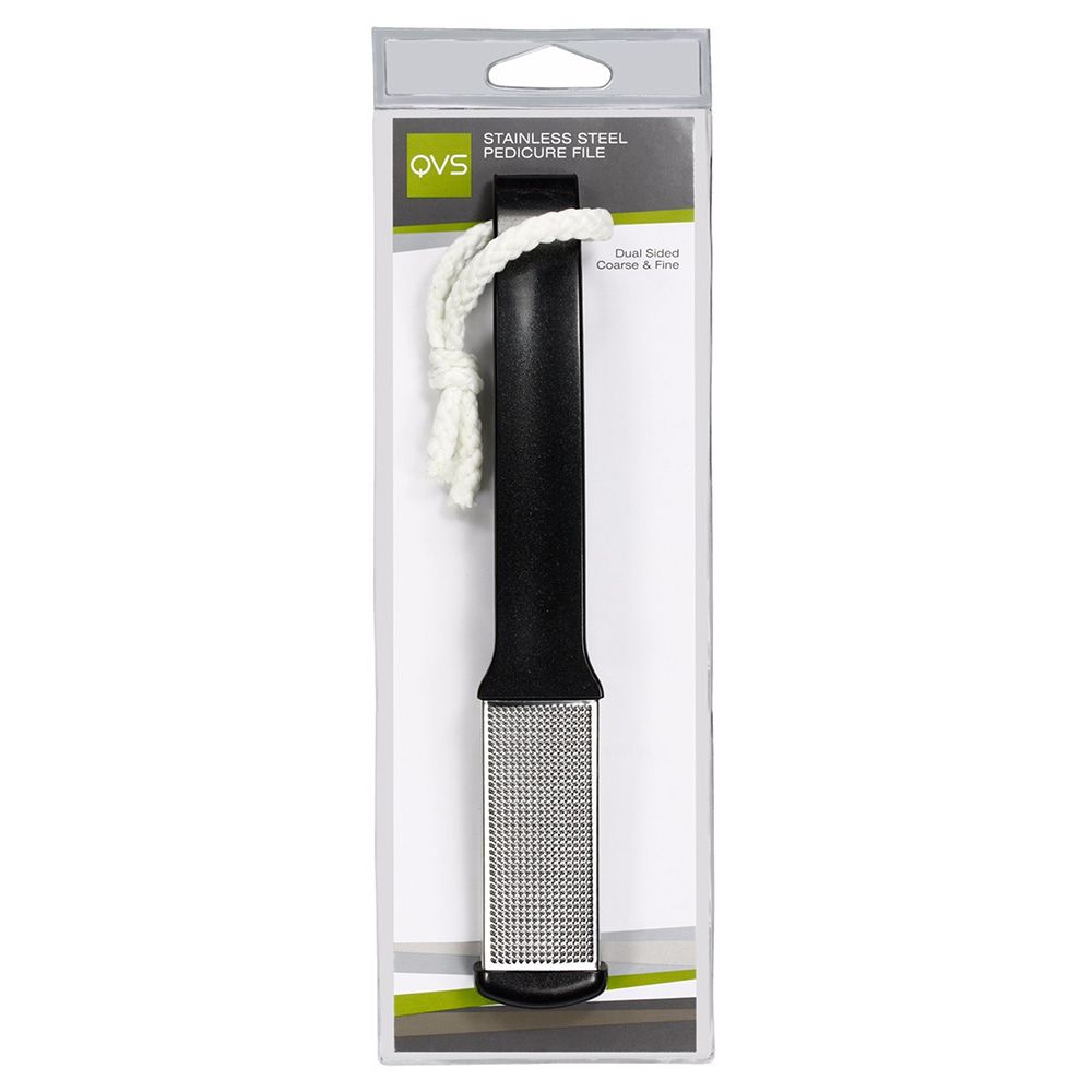 QVS - Pedicure File Pearlised - Black