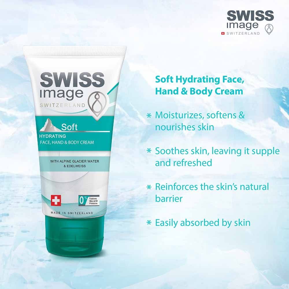 Swiss Image - Soft Hydrating Hand & Body Cream - 75ml