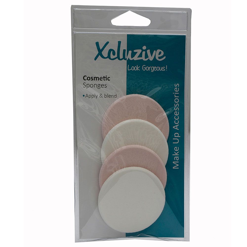 Xcluzive - 4 Latex Cosmetic Sponges