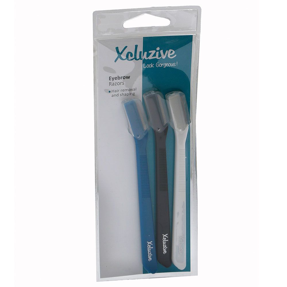 Xcluzive - Eyebrow Razors 3pcs