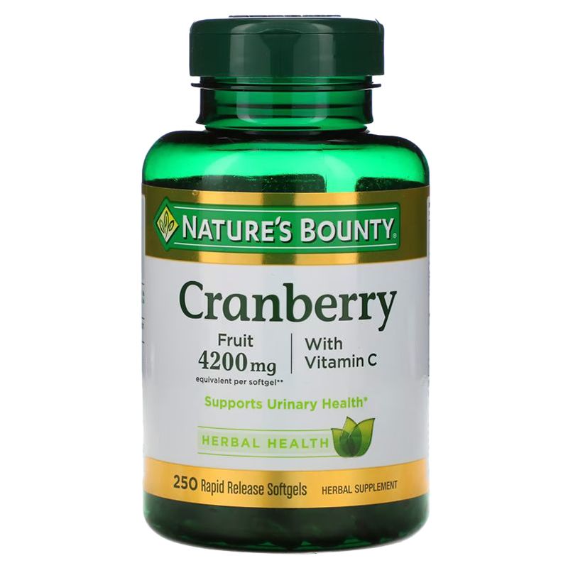 Nature's Bounty - Cranberry w/ Vitamin C Softgels - 250's