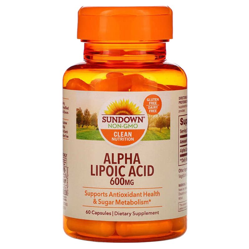 Sundown - Super Alpha Lipoic Acid Capsules - 600mg - 60's