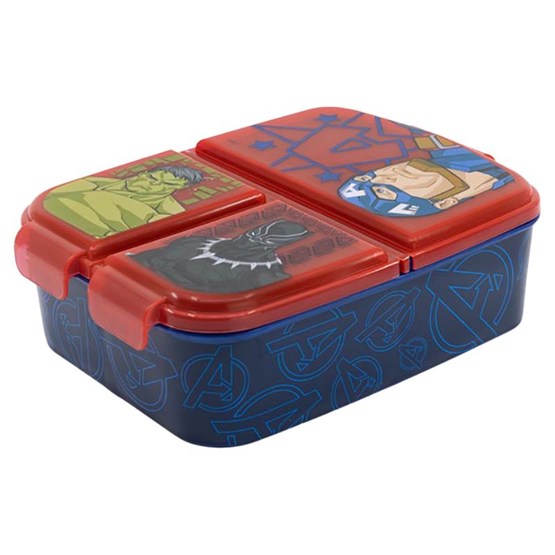 Stor - Avengers Invincible Lunch Box w/ 3 Compartments