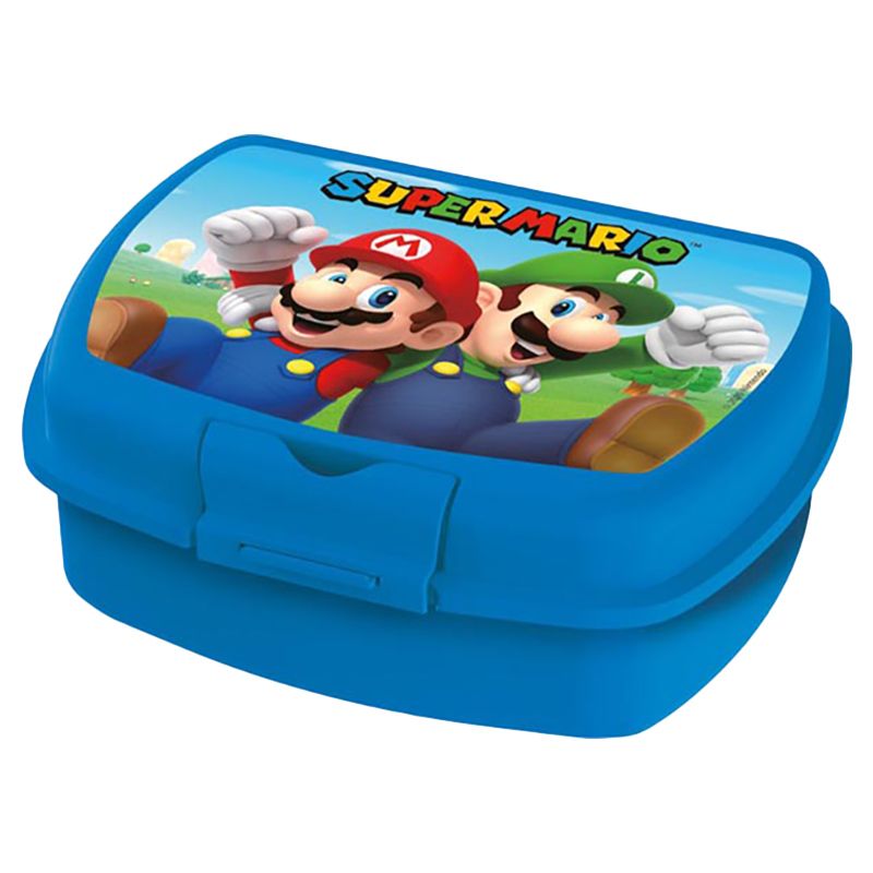 Stor - Urban Super Mario Lunch Box w/ 1 Compartment - Blue