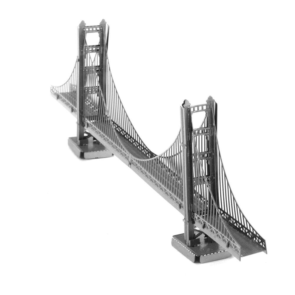 3D Metal World - Golden Gate Bridge - 1 sheet