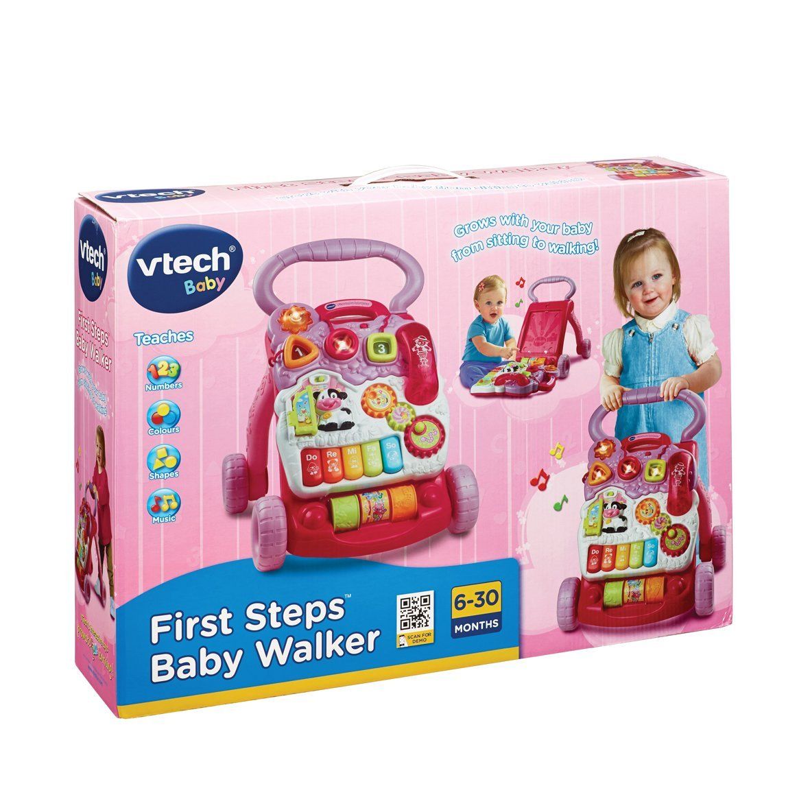 Vtech First Steps Baby Walker - Pink