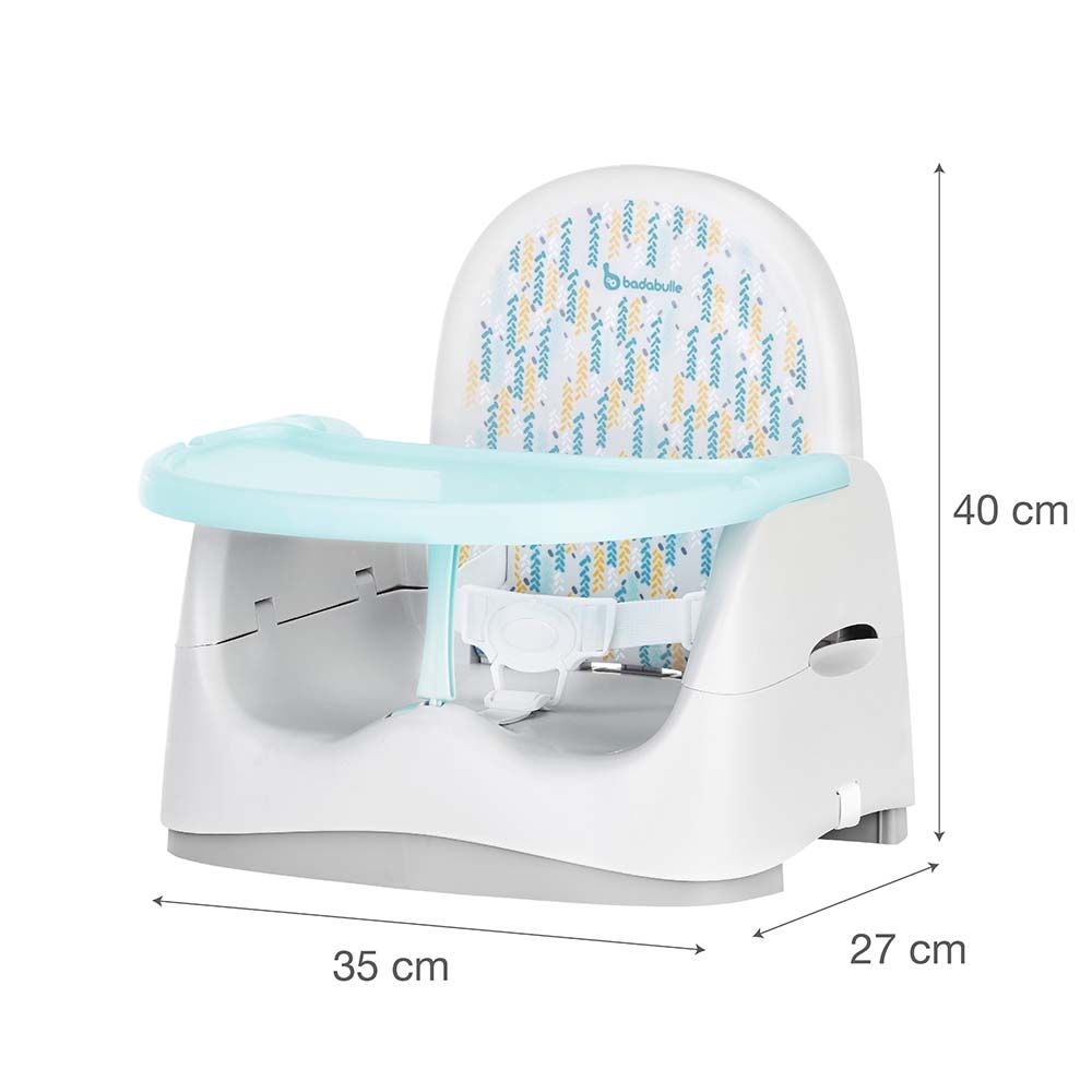 Badabulle - Trendy Feeding Comfort Booster Seat - White