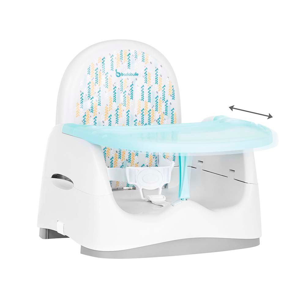 Badabulle - Trendy Feeding Comfort Booster Seat - White