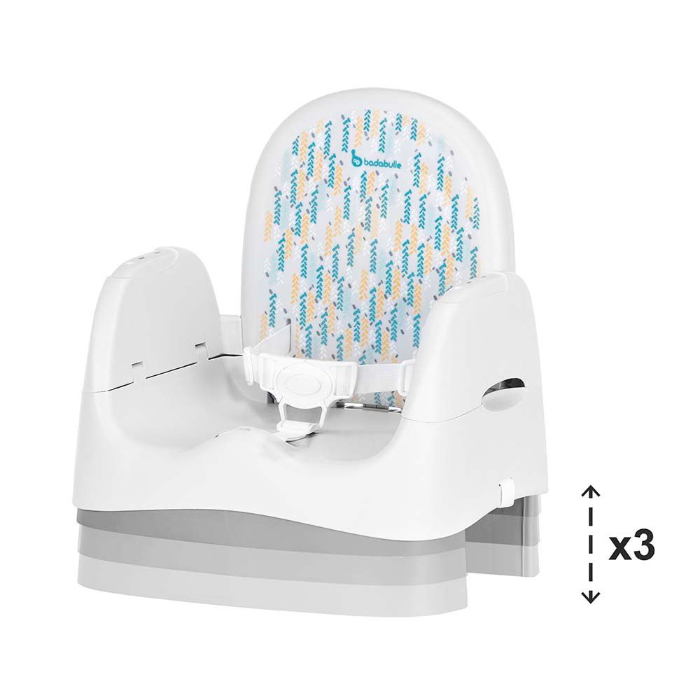 Badabulle - Trendy Feeding Comfort Booster Seat - White