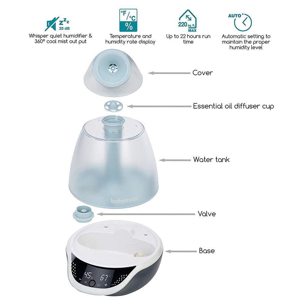 babymoov - Baby Humidifier Hygro +