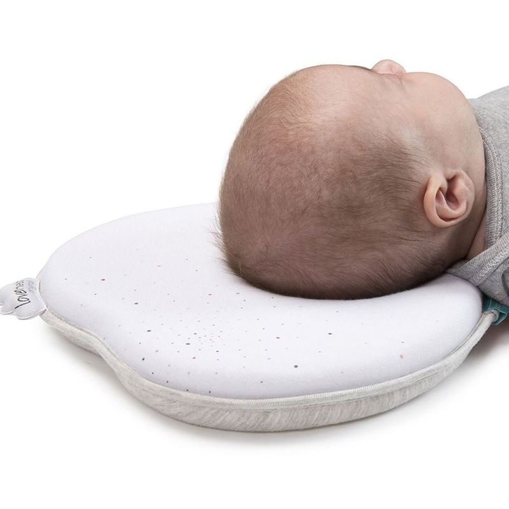 Babymoov - Lovenest Original Flat Head Baby Pillow - White