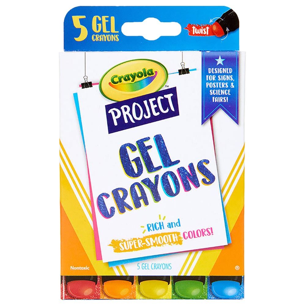 Crayola - Project Gel Crayons - 5pcs