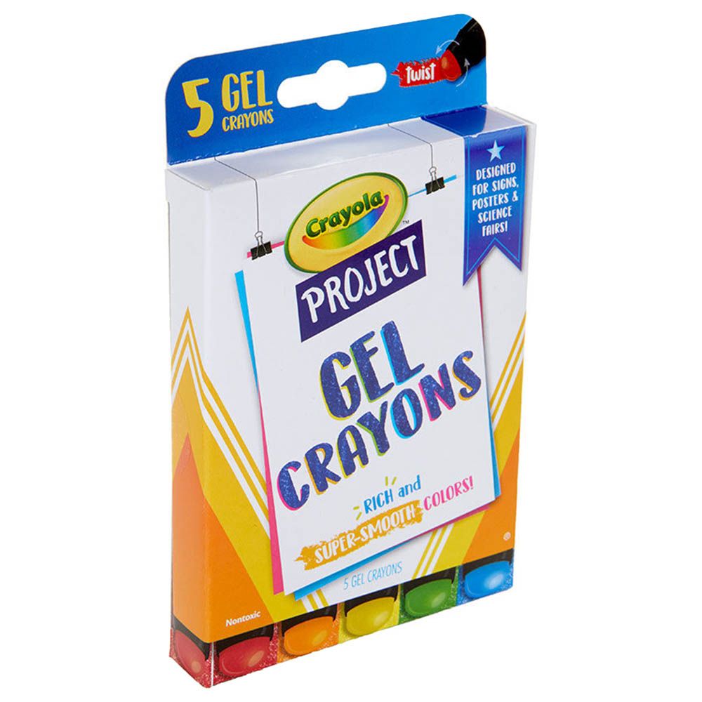 Crayola - Project Gel Crayons - 5pcs