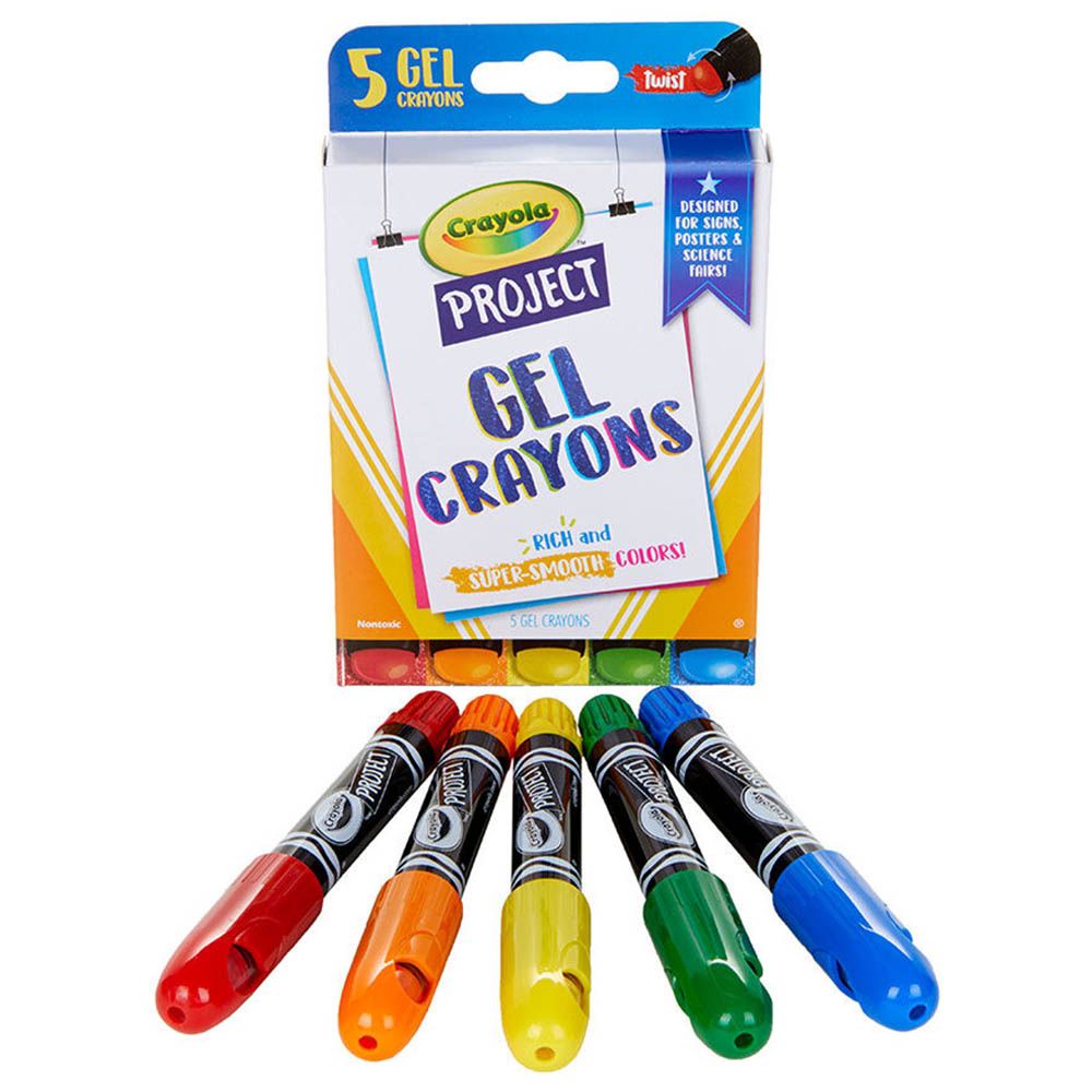 Crayola - Project Gel Crayons - 5pcs