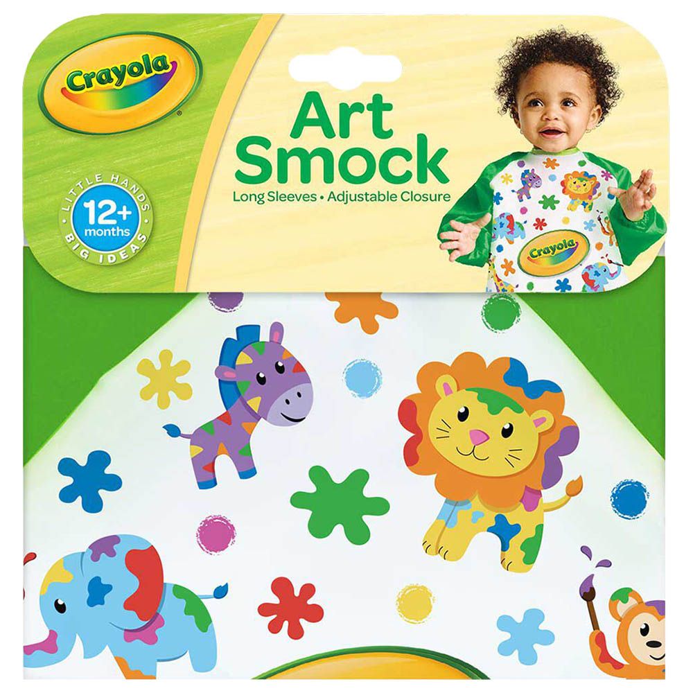 Crayola - My 1st-Art Smock Apron - Green