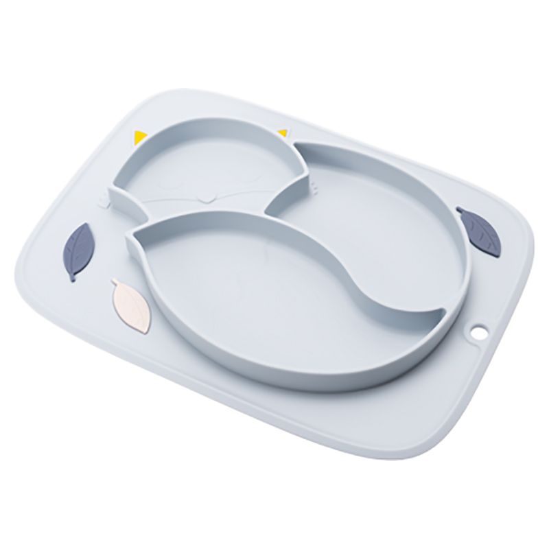 Innogio - Gio Fox Plate For Baby - Blue