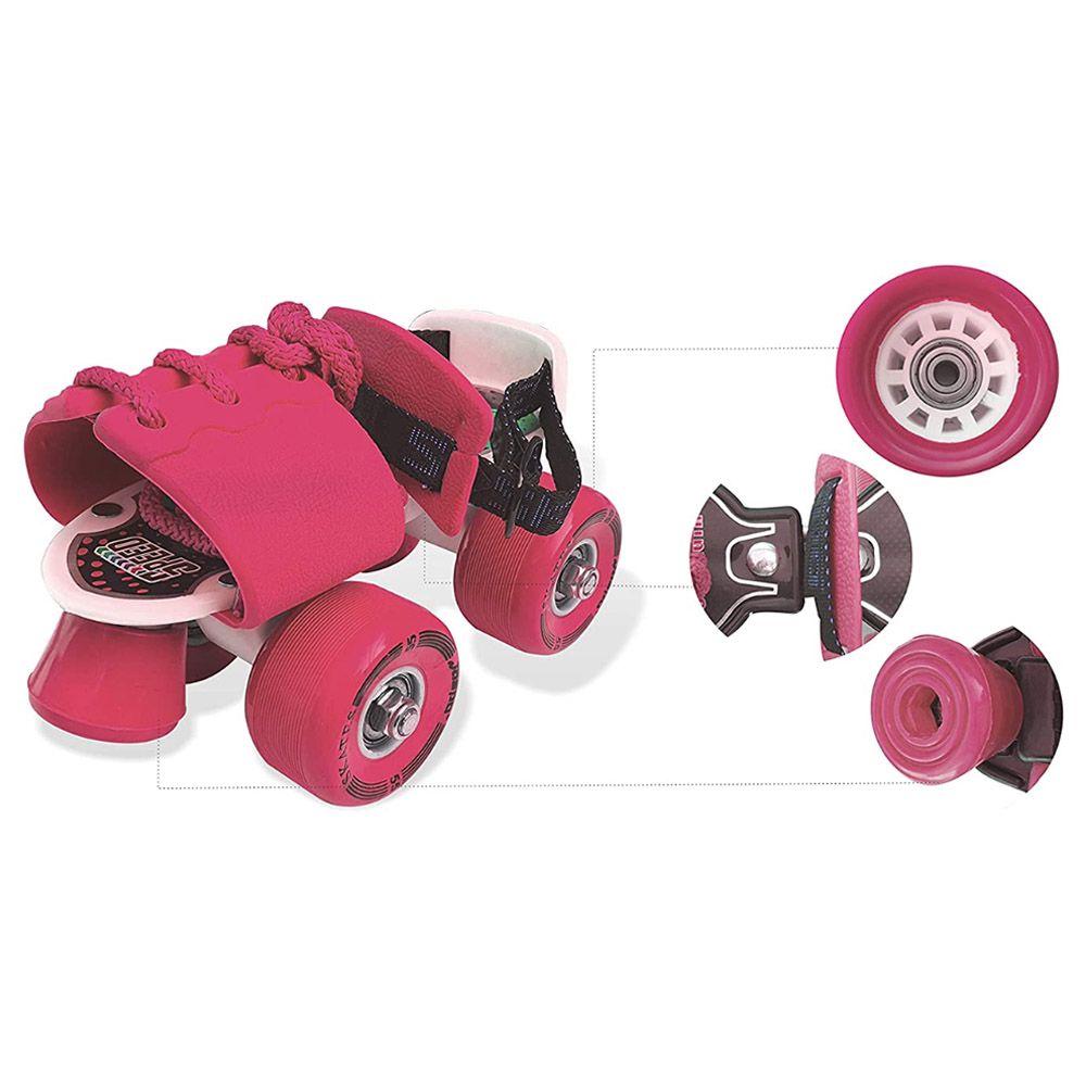 Jaspo - Corby Junior Fiber Roller Skates - Pink