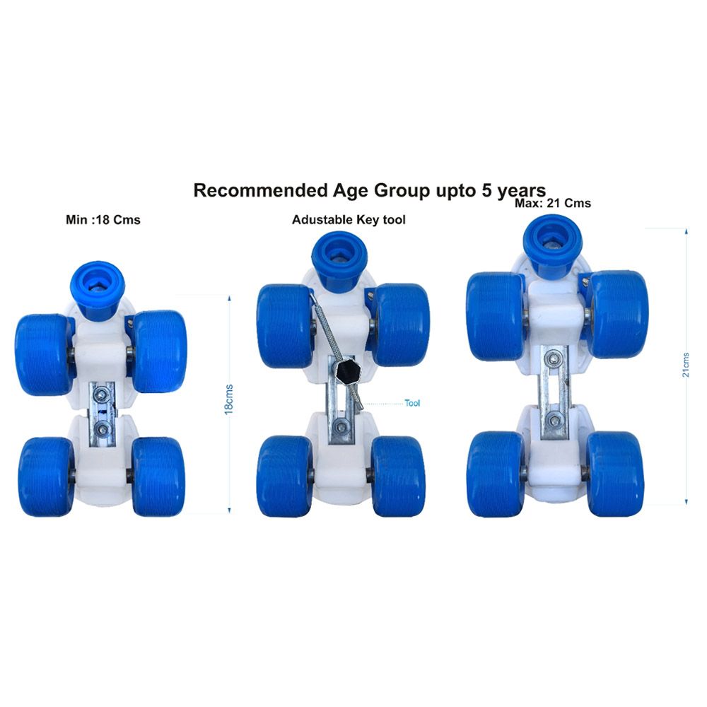 Jaspo - Baby Tenacity Fiber Roller Skates - Blue