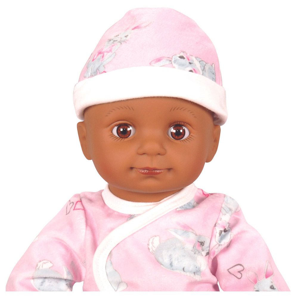 Lotus - Soft-Bodied Afro-American Baby Doll - 18-inch