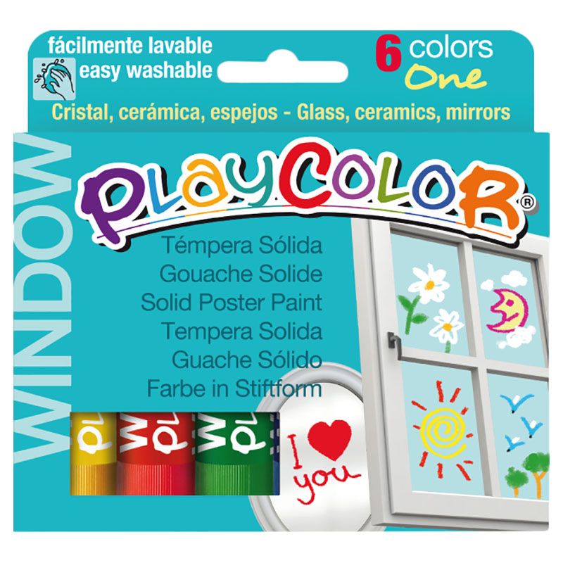 Playcolor - Window One Colours - 6pcs