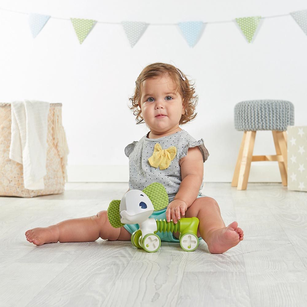 Tiny Love - Tiny Rolling Toys - Samuel The Elephant - Green