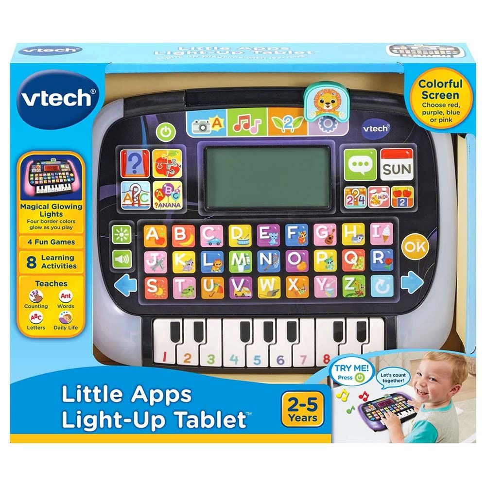 Vtech - Little Apps Light Up Educational Tablet - White