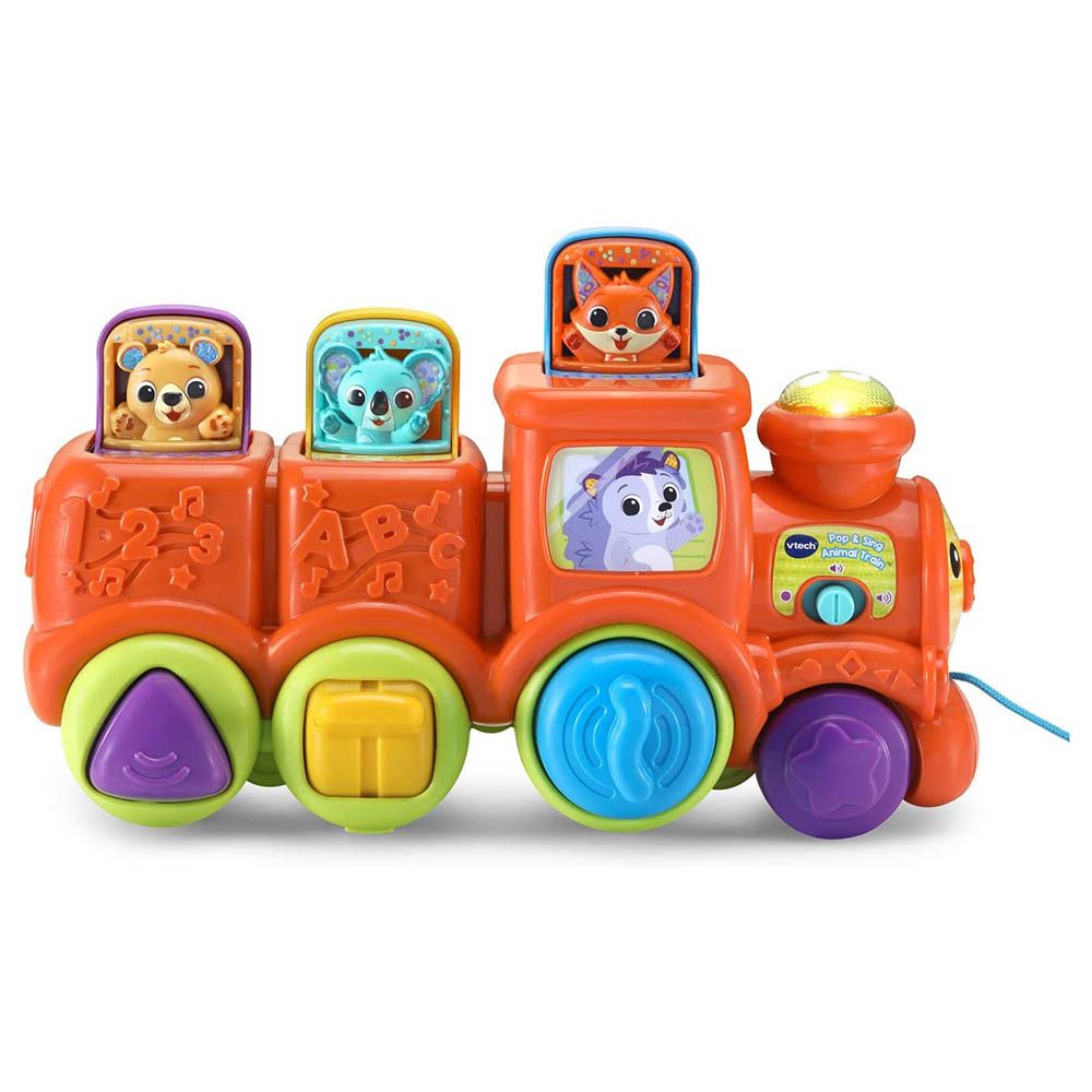 Vtech - Pop And Sing Animal Train - Red