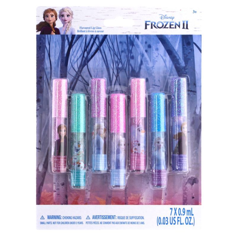 Disney Frozen 2 - 7 Pack Lip Gloss Wand Set