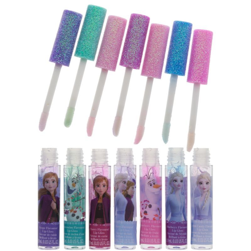 Disney Frozen 2 - 7 Pack Lip Gloss Wand Set