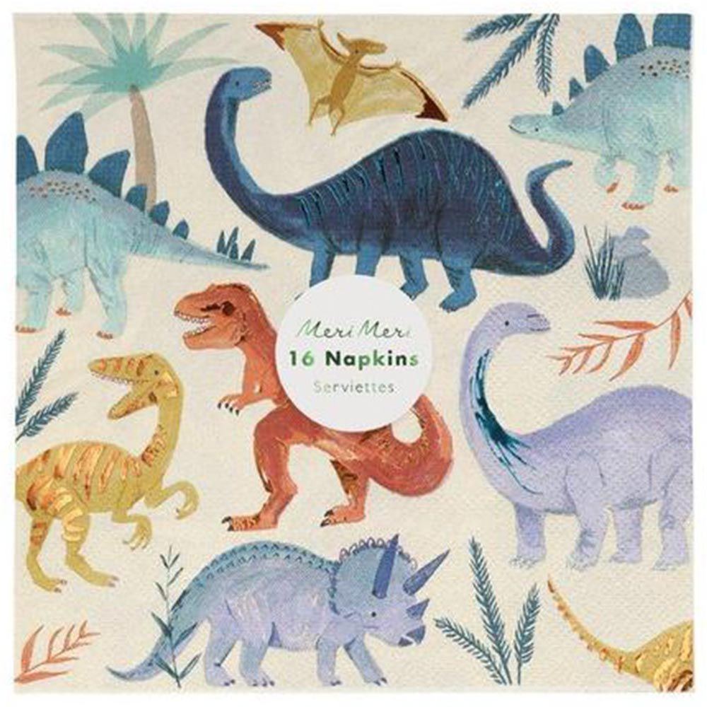 Meri Meri - Dinosaur Kingdom Large Napkins