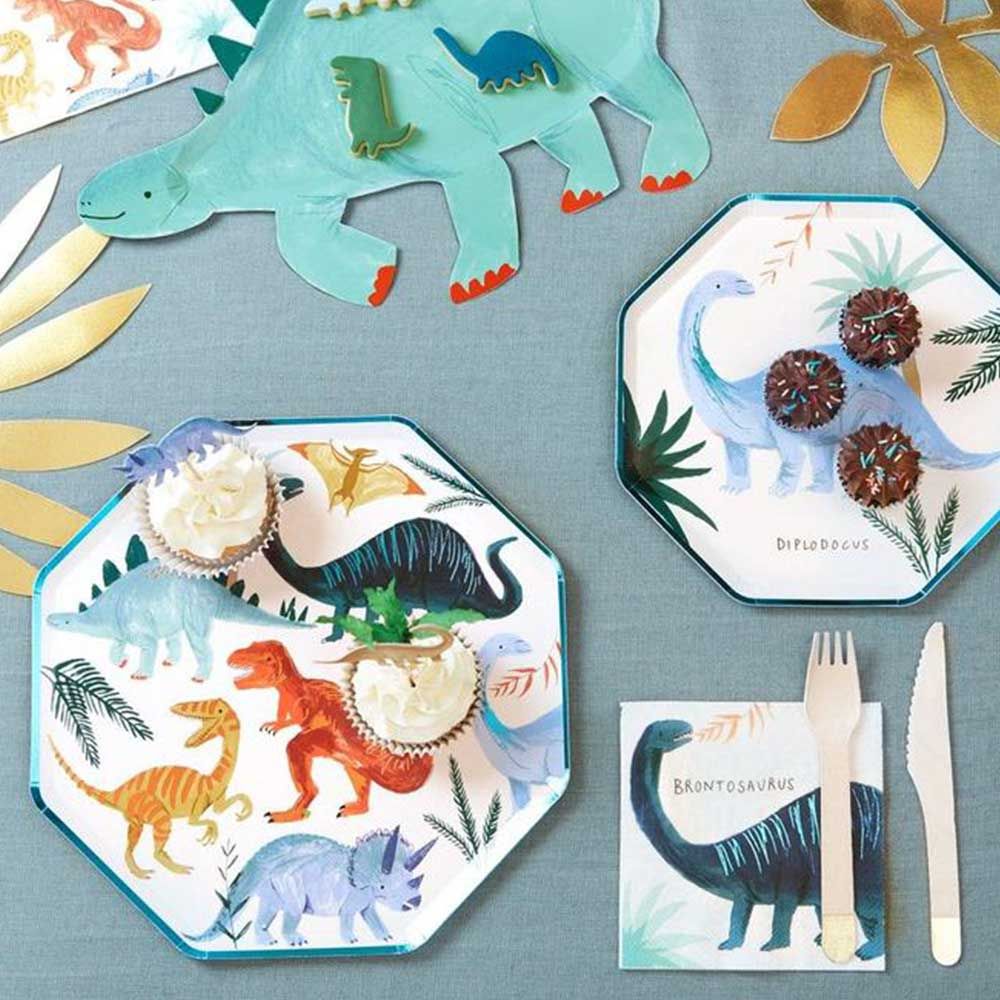 Meri Meri - Dinosaur Kingdom Dinner Plates