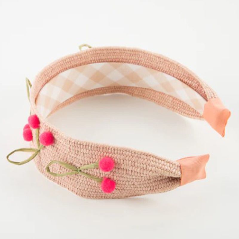 Meri Meri - Raffia Headband Cherries