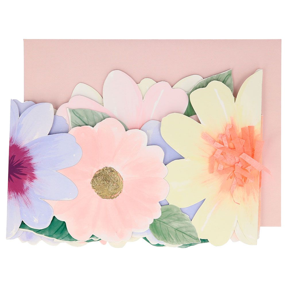 Meri Meri - Floral Concertina Card