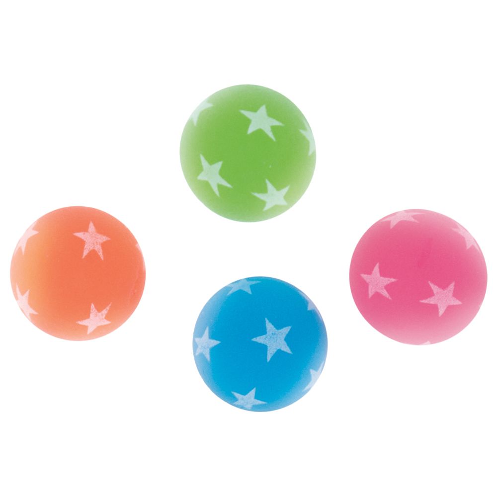 Unique - Glow In The Dark Bounce Ball Favours - 8pcs