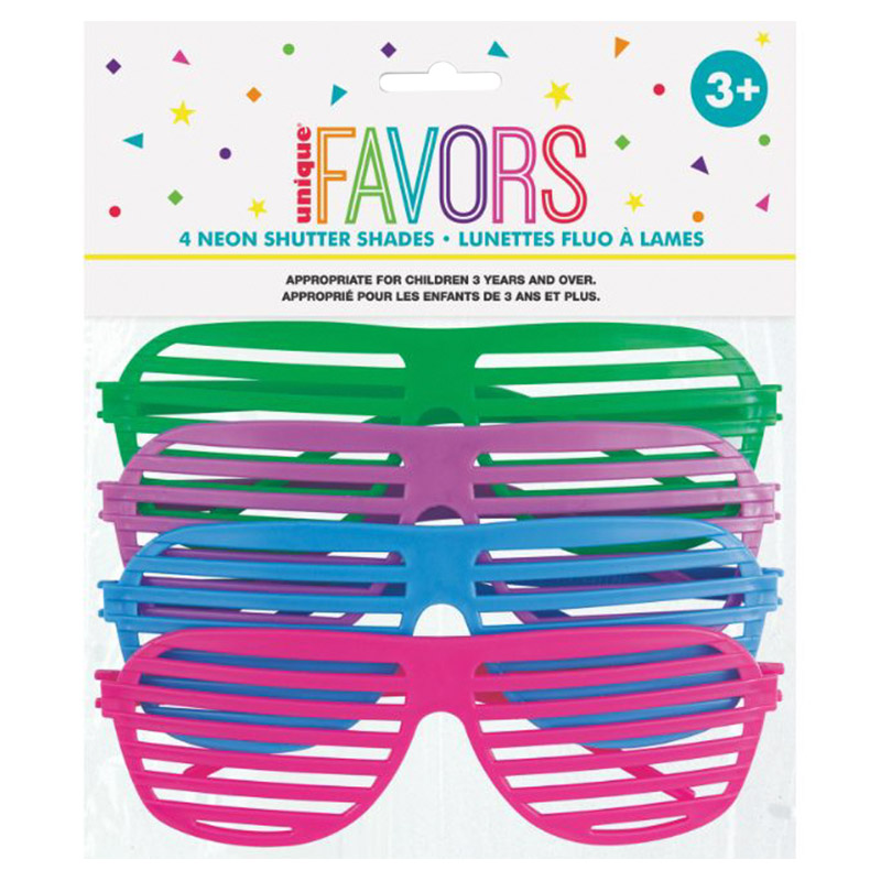 Unique 4 Neon Shutter Shades Buy at Best Price from Mumzworld