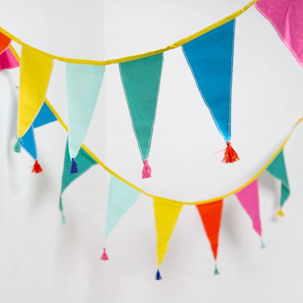 Talking Tables - Rainbow Fabric Bunting