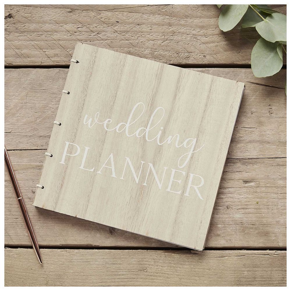 Ginger Ray - Wooden Wedding Planner