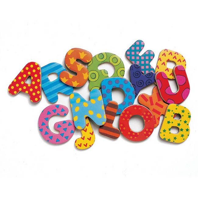 Djeco - Wooden Magnetic Letters