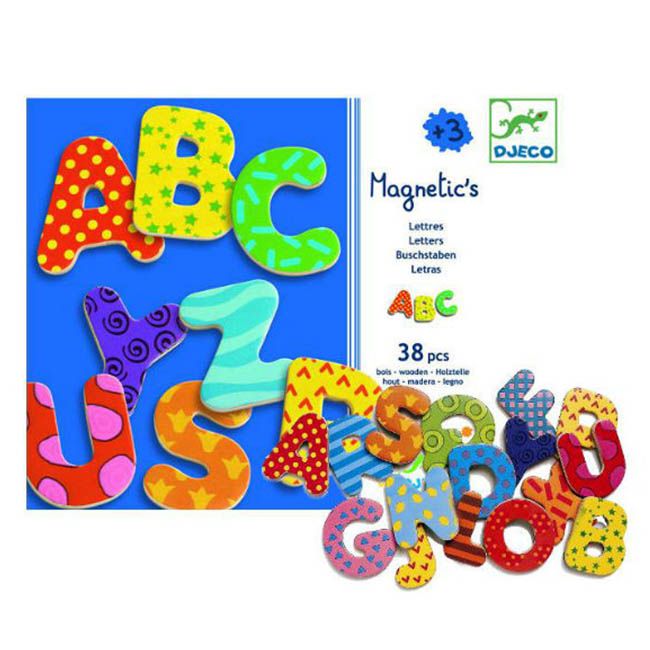 Djeco - Wooden Magnetic Letters